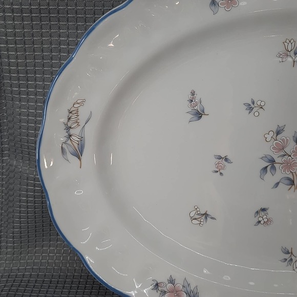 Vintage Royal Doulton Lincoln Pattern TC1146‎ 13" Oval Serving Platter 1983 - Picture 2 of 7